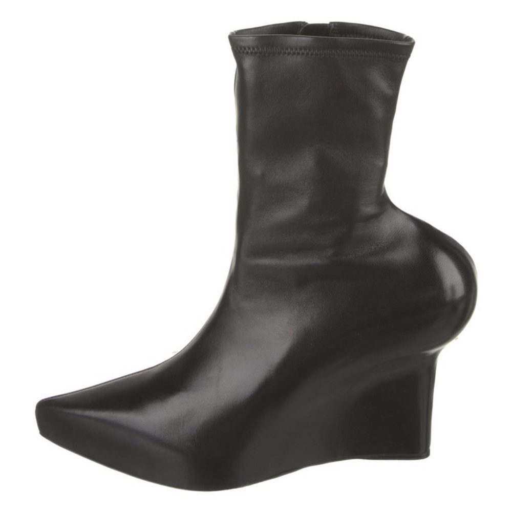 Givenchy Leather Wedge Booties
